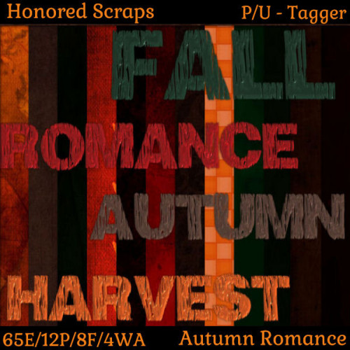 HS Autumn Romance - Tagger HS Autumn Romance - Tagger