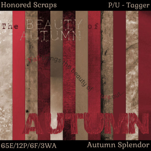 HS Autumn Splendor - Tagger HS Autumn Splendor - Tagger