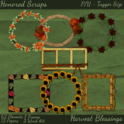 HS Harvest Blessings - Tagger HS Harvest Blessings - Tagger