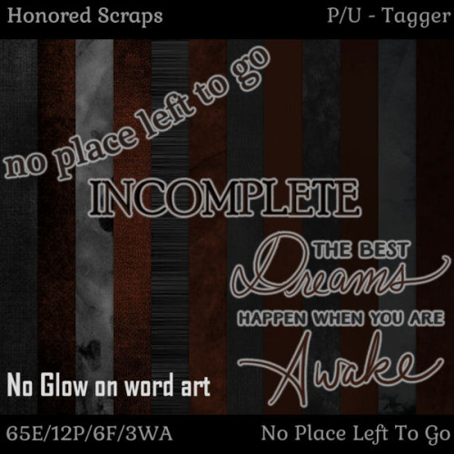 HS No Place Left To Go - Tagger HS No Place Left To Go - Tagger