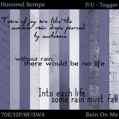 HS Rain On Me - Tagger HS Rain On Me - Tagger