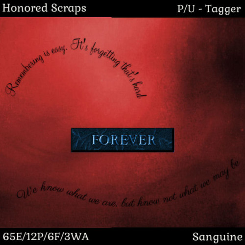 HS Sanguine - Tagger HS Sanguine - Tagger