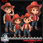 Country Birthday Add-On Tubes