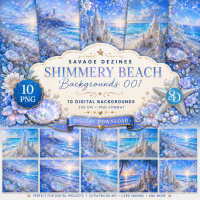 Shimmery Beach Backgrounds 001 Shimmery Beach Backgrounds 001