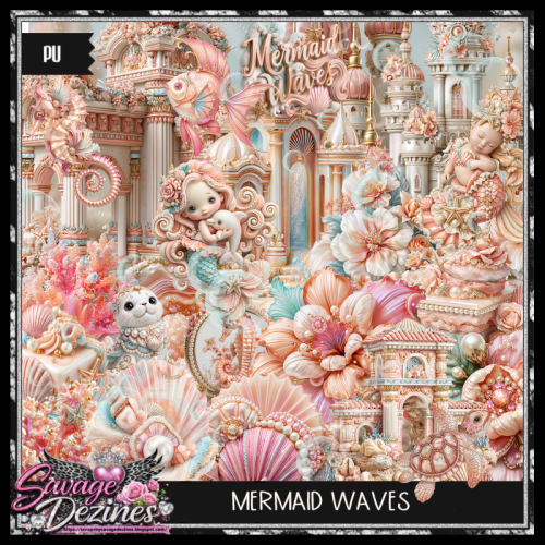 Mermaid Waves Kit Match ©ViNina Mermaid Waves Kit Match ©ViNina