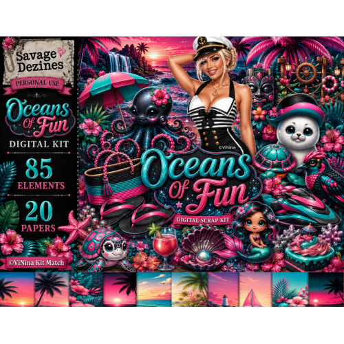 Oceans Of Fun Kit Match ©ViNina