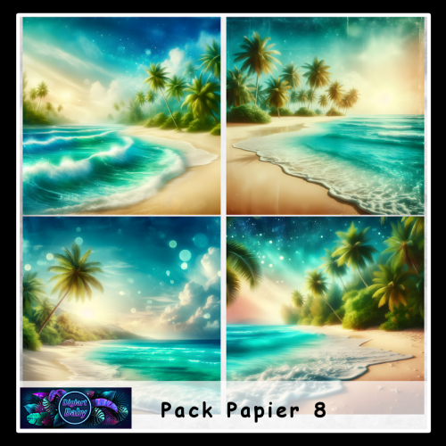 Pack papier cu 8