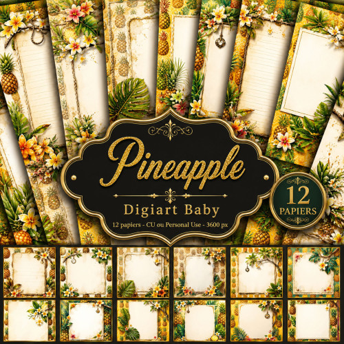 Papier pineapple Papier pineapple