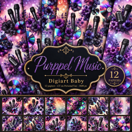 Papier purppel music Papier purppel music