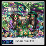 Summer Hippie Girl