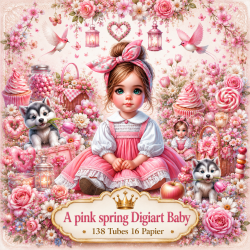 A pink spring